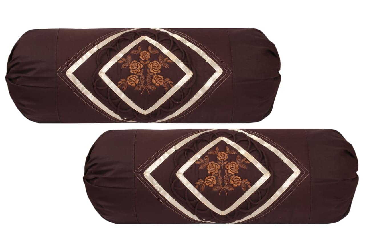 HomeStore-YEP Set of 2 Cotton Bolster Covers