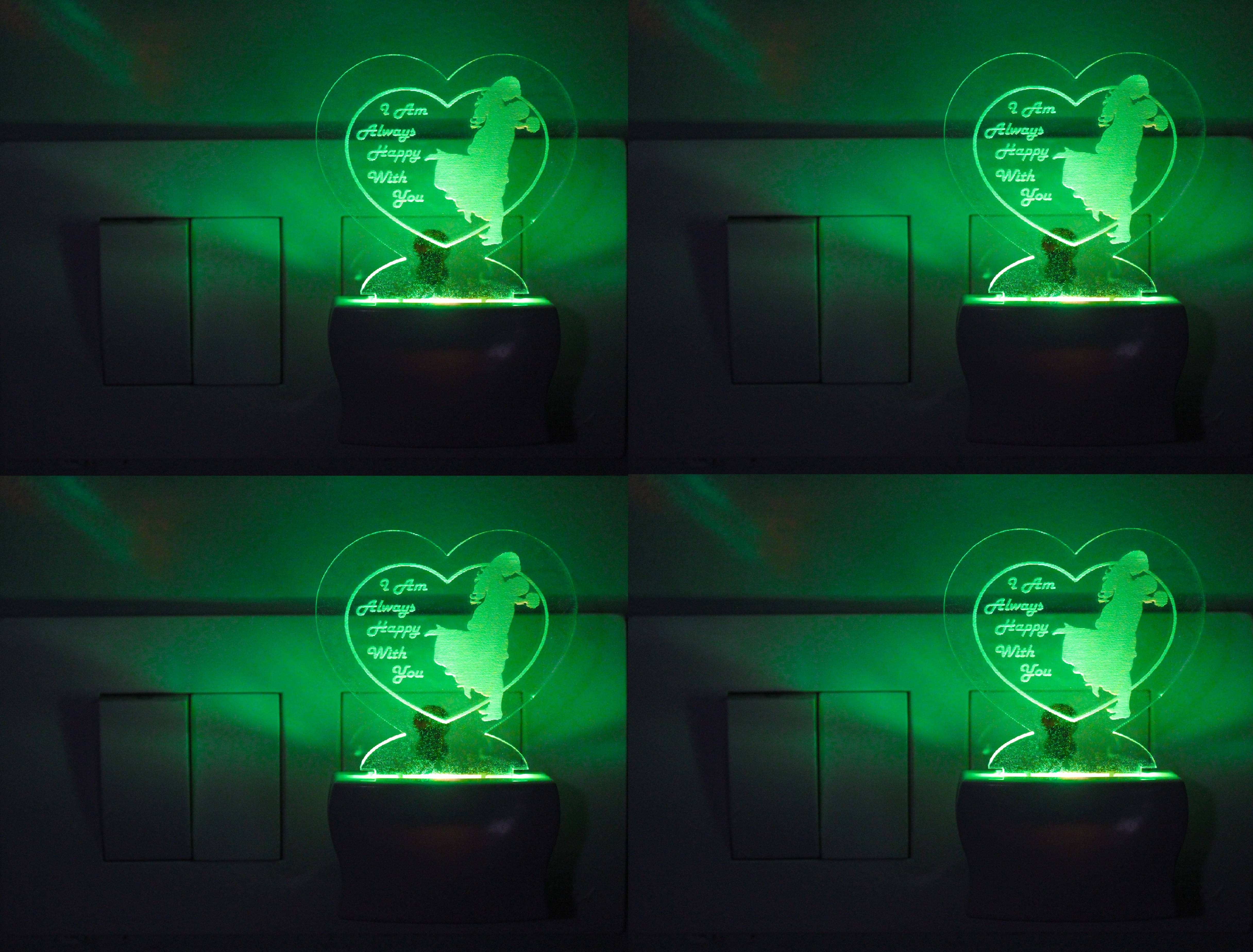 AFAST 3D Illusion LED Bravest ShivaJi Night Lamp Multi - Pack of 4 AFAST 3D Illusion LED Bravest ShivaJi Night Lamp Multi - Pack of 4