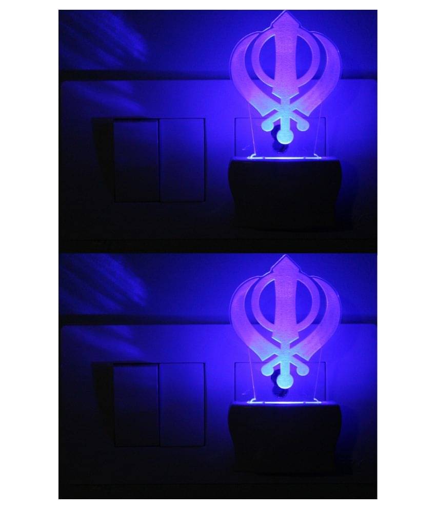 AFAST 3D Illusion LED Couple Night Lamp Multi - Pack of 4 AFAST 3D Illusion LED Couple Night Lamp Multi - Pack of 4