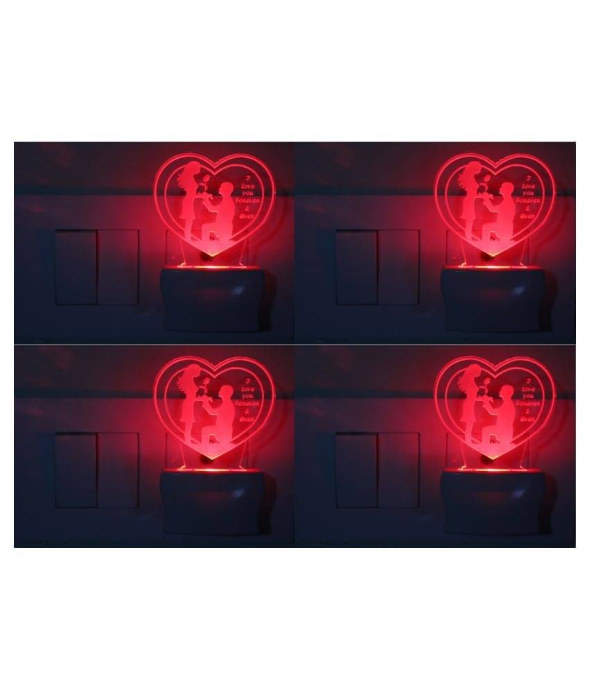 AFAST 3D Illusion LED Graceful Saint Mary Night Lamp Multi - Pack of 4 AFAST 3D Illusion LED Graceful Saint Mary Night Lamp Multi - Pack of 4