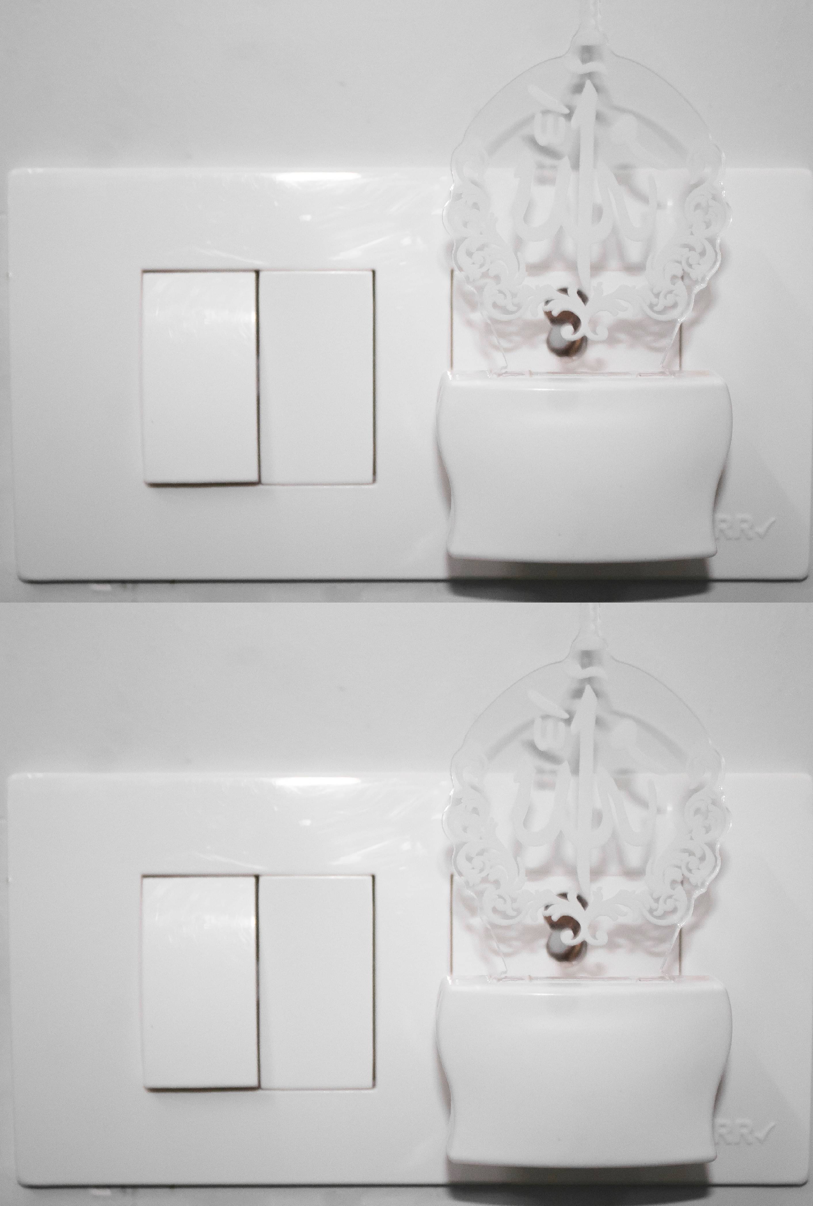     			AFAST 3D Illusion LED Jainism Holy Symbol Night Lamp Multi - Pack of 2