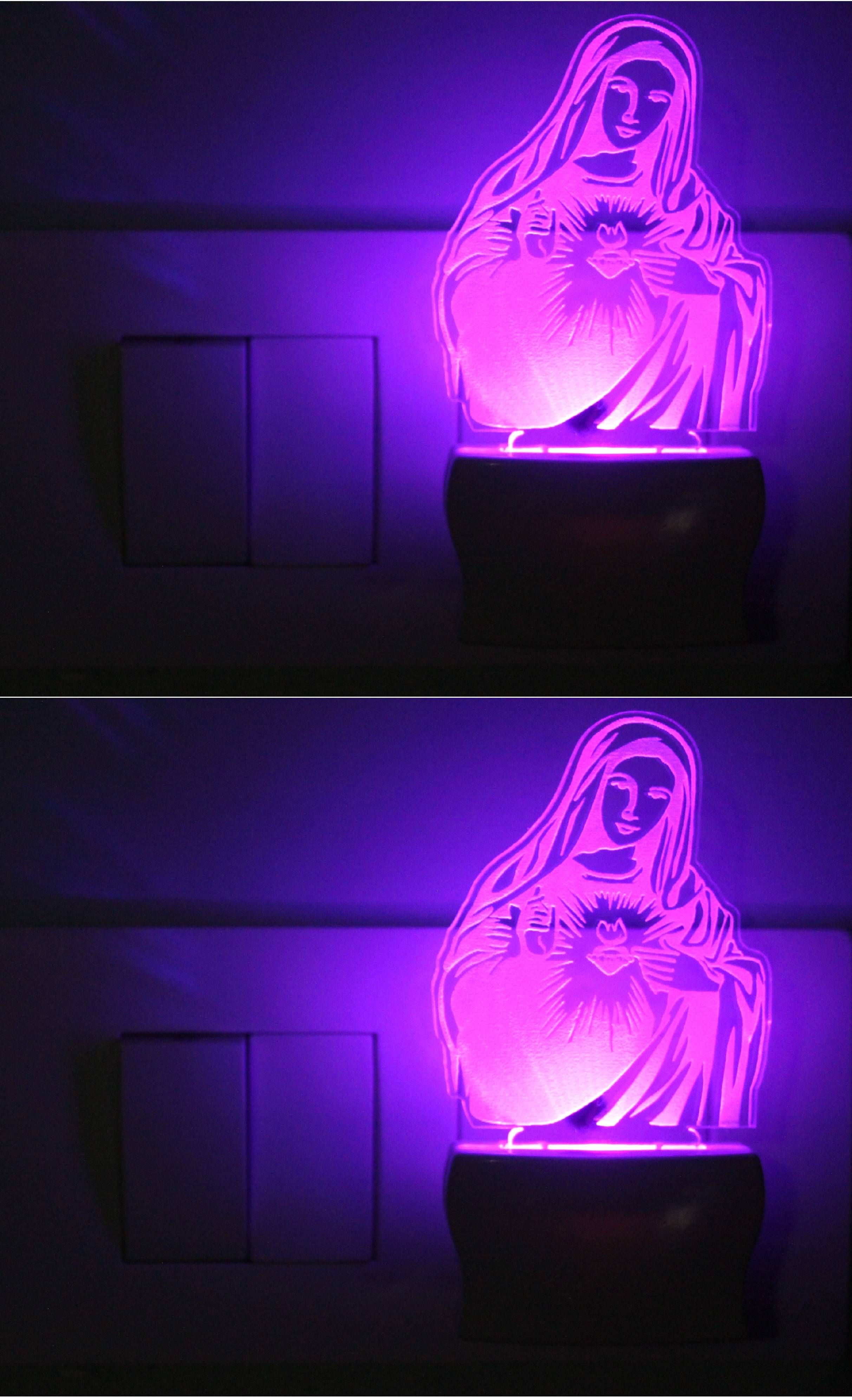 AFAST 3D Illusion LED Sikh's Khanda Night Lamp Multi - Pack of 4 AFAST 3D Illusion LED Sikh's Khanda Night Lamp Multi - Pack of 4