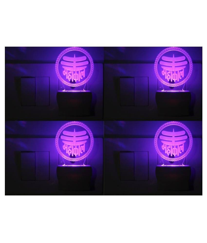 AFAST 3D Illusion LED Sikhism Symbol Khanda Night Lamp Multi - Pack of 2 AFAST 3D Illusion LED Sikhism Symbol Khanda Night Lamp Multi - Pack of 2