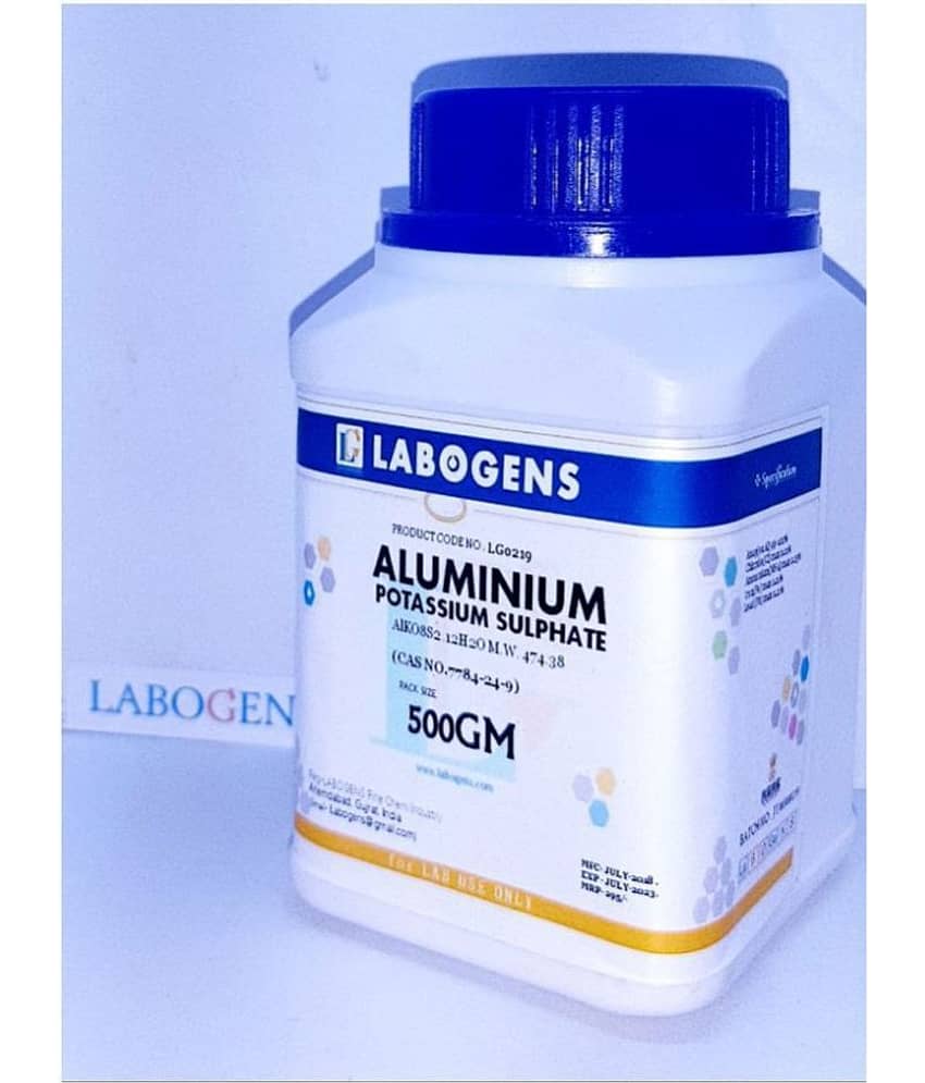 LABOGENS ALUMINIUM POTASSIUM SULPHATE (dodecahydrate) 500GM - Stationery | Buy online on ZillyBuy