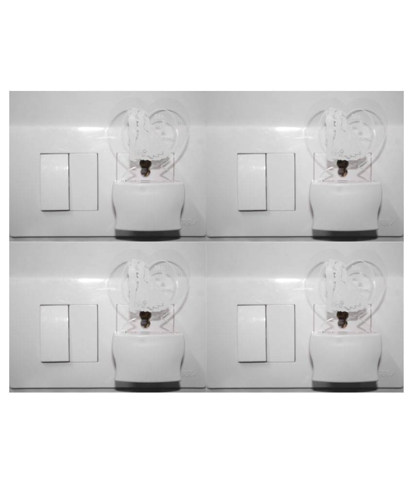 Somil 3D Illusion LED Happy Couple Dancing Night Lamp Multi - Pack of 4 Somil 3D Illusion LED Happy Couple Dancing Night Lamp Multi - Pack of 4