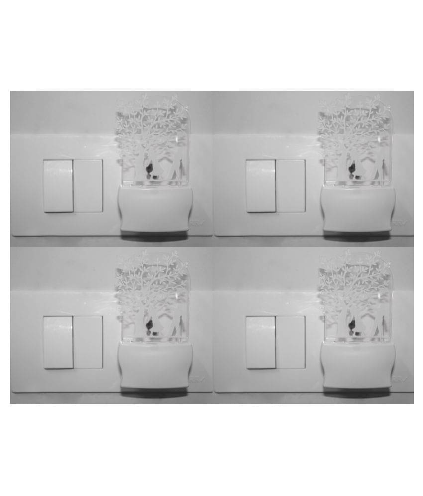 Somil 3D Illusion LED Mahakal Night Lamp Multi - Pack of 4 Somil 3D Illusion LED Mahakal Night Lamp Multi - Pack of 4