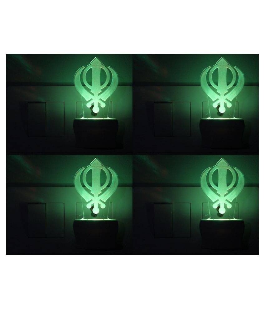 Somil 3D Illusion LED Mr & Mrs Couple Night Lamp Multi - Pack of 4 Somil 3D Illusion LED Mr & Mrs Couple Night Lamp Multi - Pack of 4