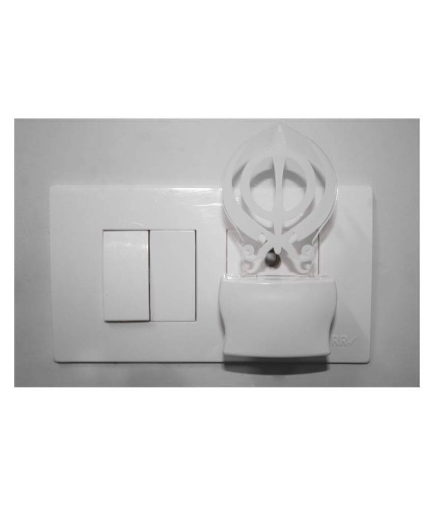Somil 3D Illusion LED Sikh's Holy Symbol Khanda Night Lamp Multi - Pack of 1 Somil 3D Illusion LED Sikh's Holy Symbol Khanda Night Lamp Multi - Pack of 1