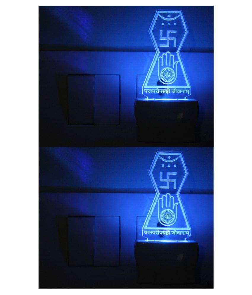 Somil 3D Illusion LED Tree Shaped Holy Cross Night Lamp Multi - Pack of 2 Somil 3D Illusion LED Tree Shaped Holy Cross Night Lamp Multi - Pack of 2