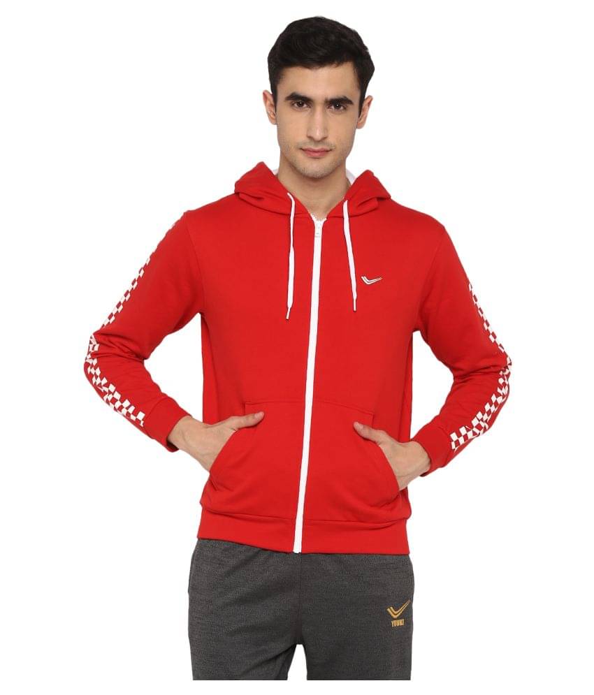 YUUKI Red Polyester Sweatshirt YUUKI Red Polyester Sweatshirt