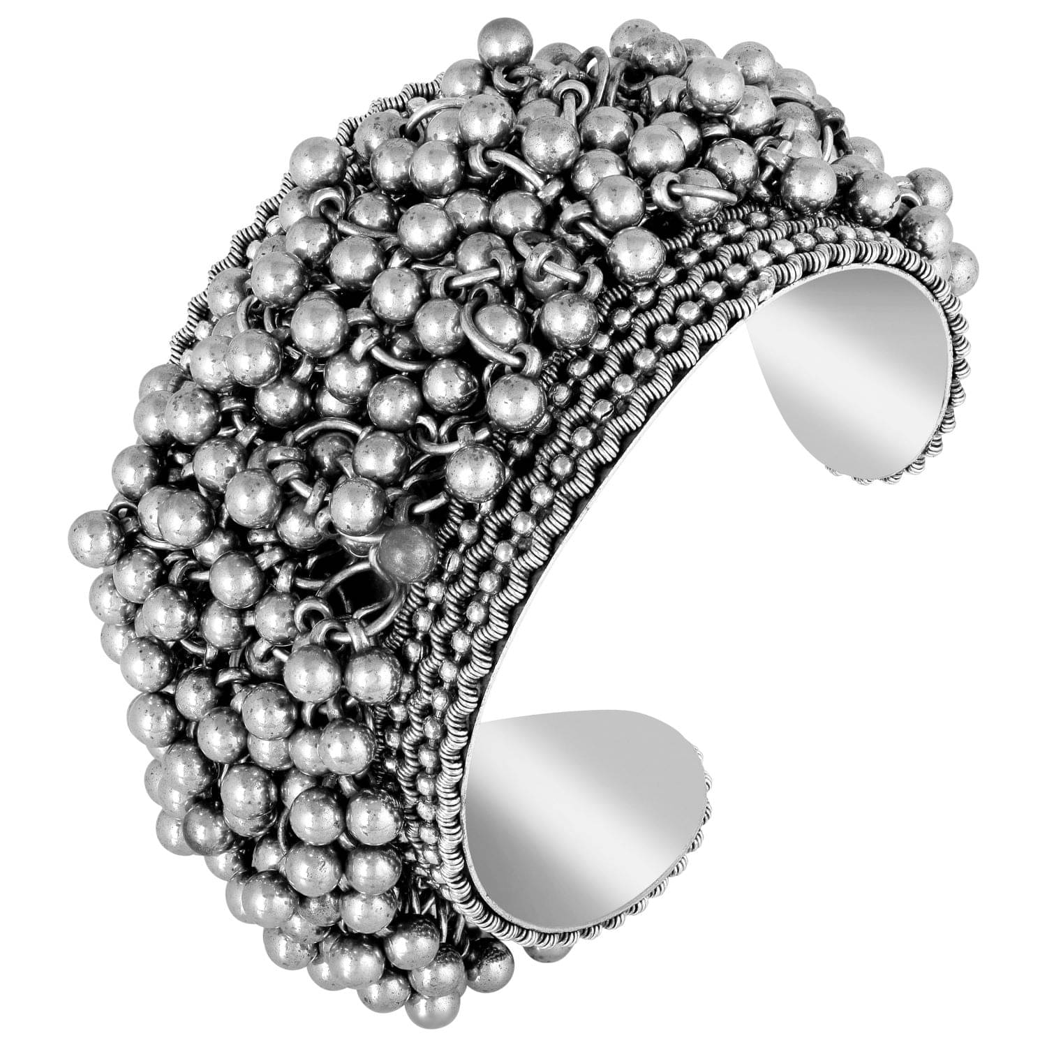 Asmitta Traditional Oxidised Silver ghungroo Jewelry kada for Women and Girls Asmitta Traditional Oxidised Silver ghungroo Jewelry kada for Women and Girls