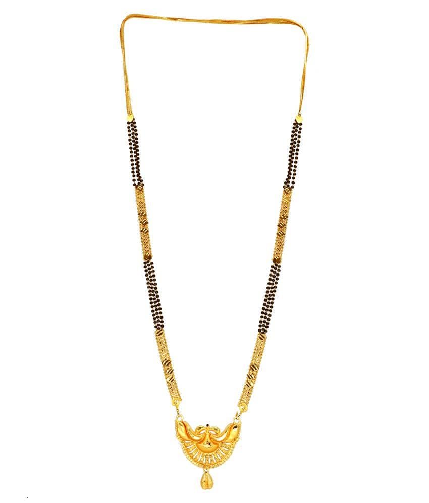 Shankhraj Mall Gold Plated Letest & Designer Mangalsutra For Women-100240