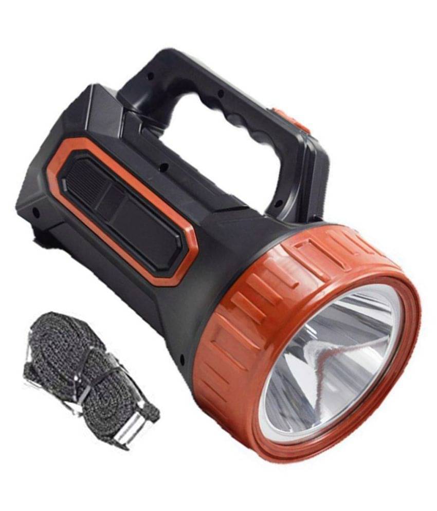 EW Powerful 2 Mode Long Range Rechargeable 1000 Meter Waterproof LED Jumbo Torch 40W Flashlight Torch Emergency TorchLight - Pack of 1 EW Powerful 2 Mode Long Range Rechargeable 1000 Meter Waterproof LED Jumbo Torch 40W Flashlight Torch Emergency TorchLight - Pack of 1