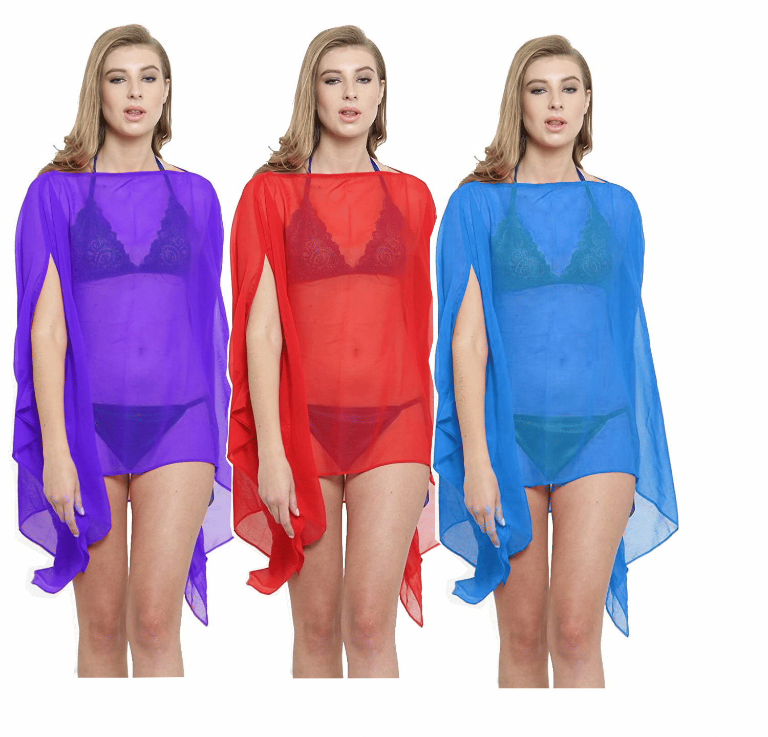 R L F Chiffon Multi Color Cover ups R L F Chiffon Multi Color Cover ups