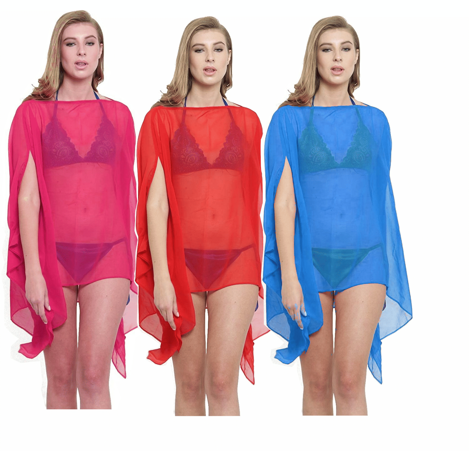 R L F Chiffon Multi Color Cover ups R L F Chiffon Multi Color Cover ups