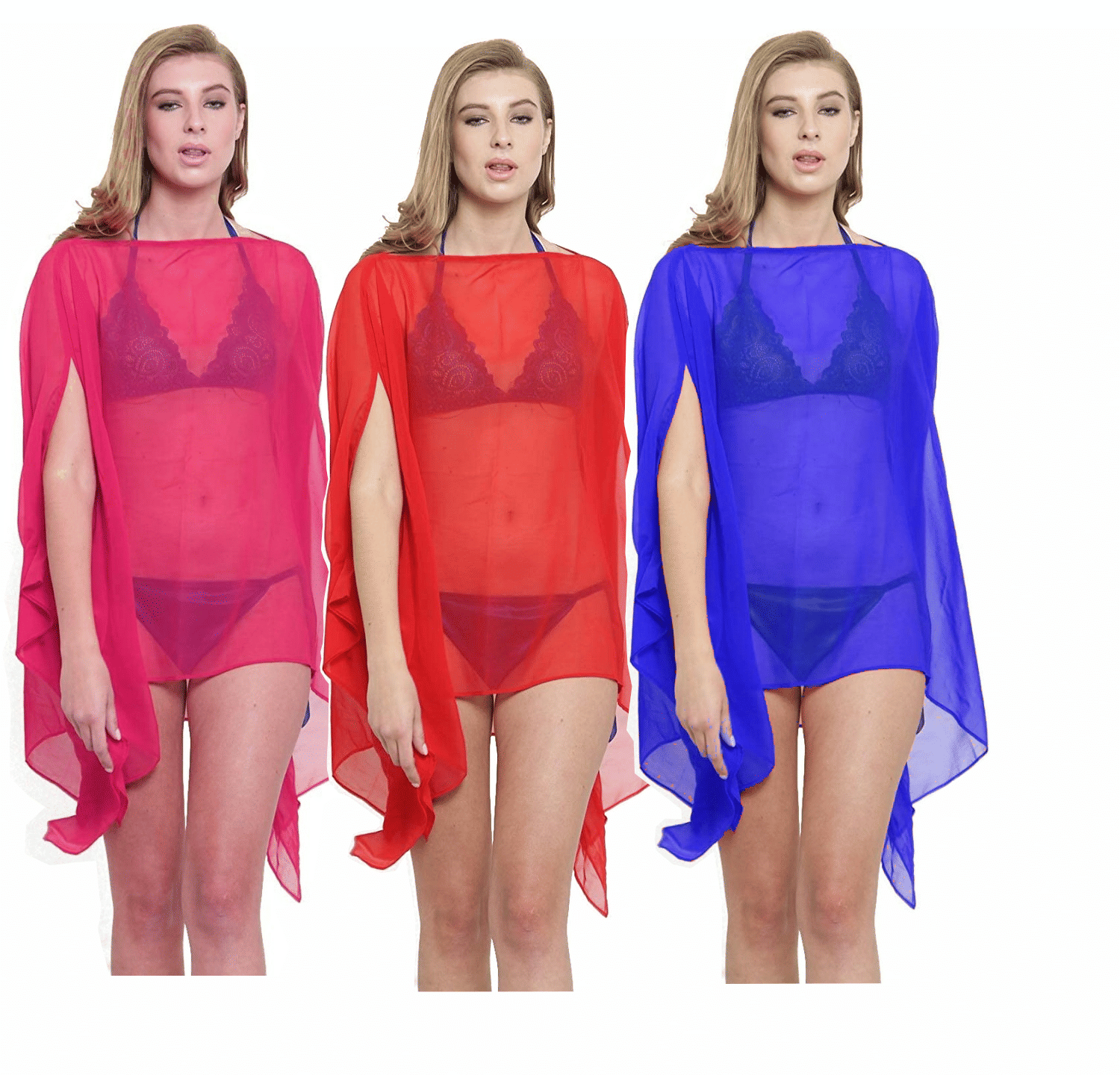 R L F Chiffon Multi Color Cover ups R L F Chiffon Multi Color Cover ups