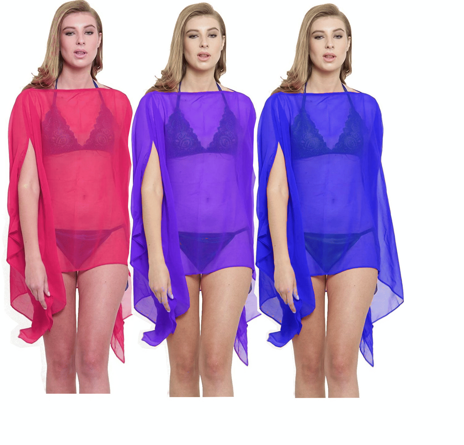 R L F Chiffon Multi Color Cover ups R L F Chiffon Multi Color Cover ups