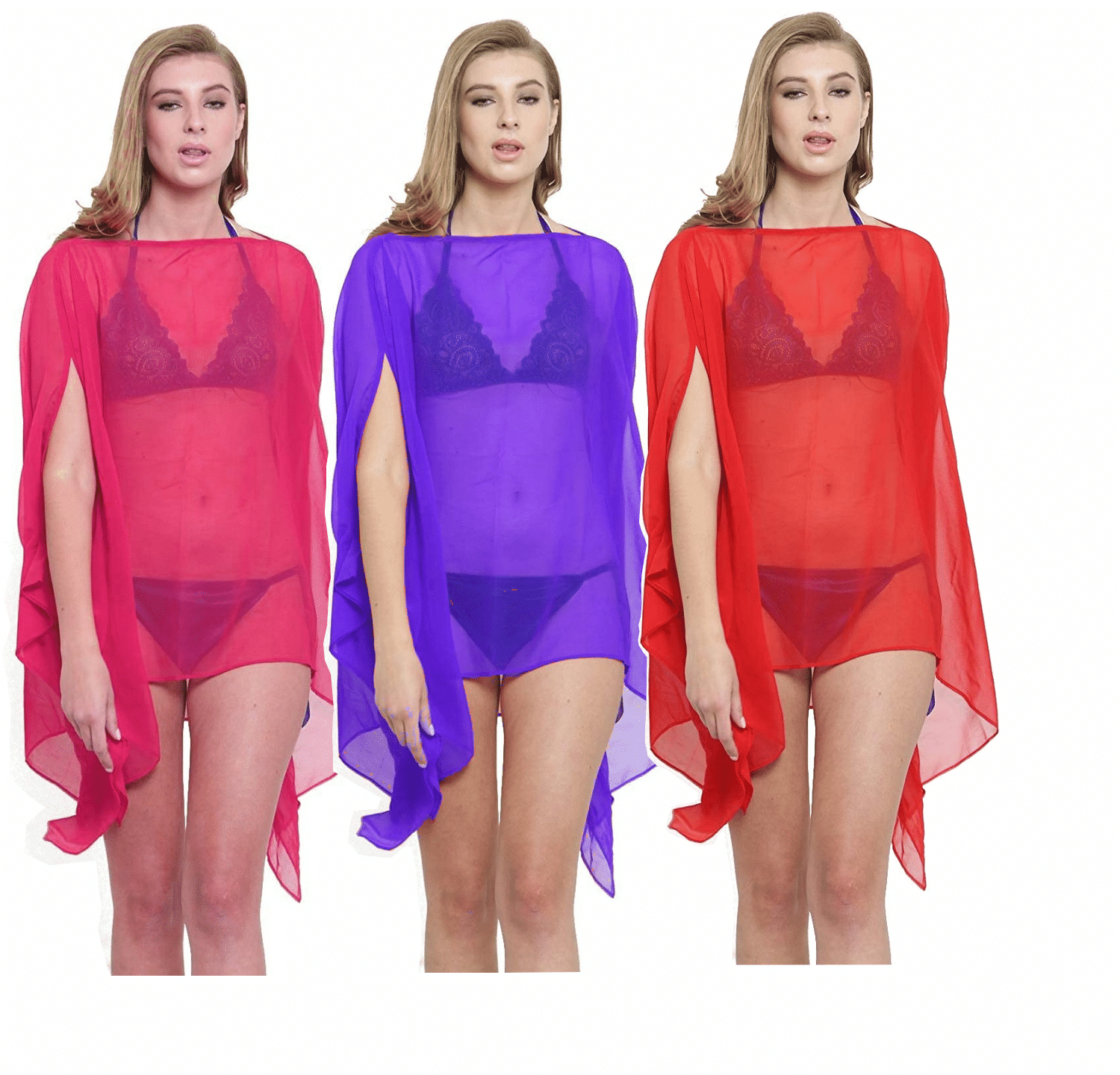 R L F Chiffon Multi Color Cover ups R L F Chiffon Multi Color Cover ups