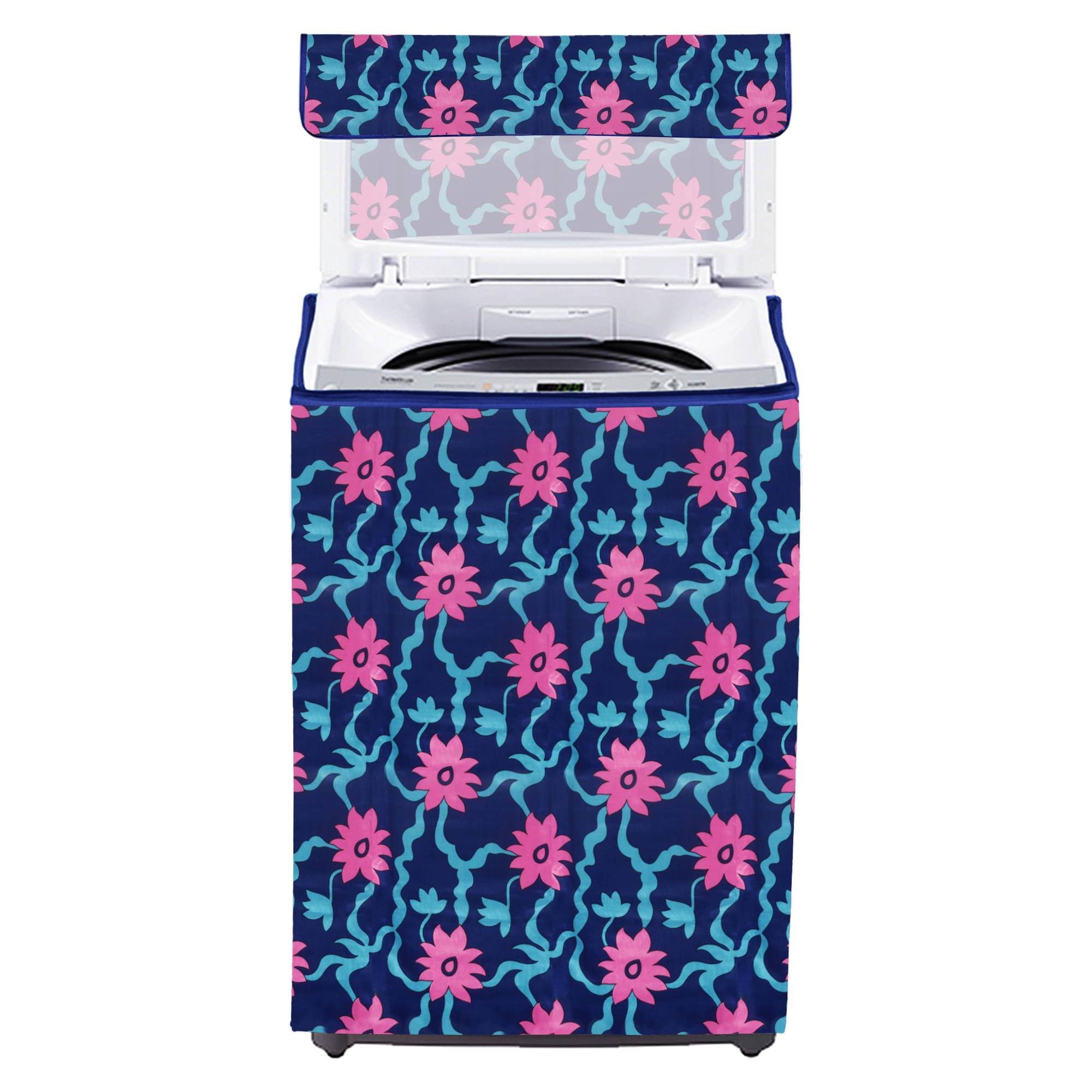 E-Retailer Single Polyester Pink Washing Machine Cover for Universal 8 kg Top Load E-Retailer Single Polyester Pink Washing Machine Cover for Universal 8 kg Top Load