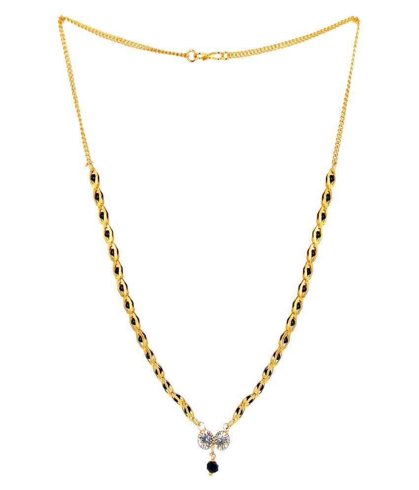 Shankhraj Mall Gold Plated Letest & Designer Mangalsutra For Women-100279