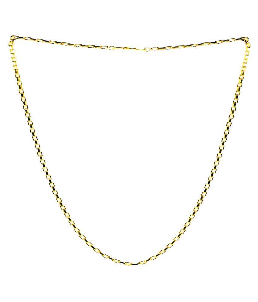 shankhraj mall Gold Plated Chain ( Set of 1 )