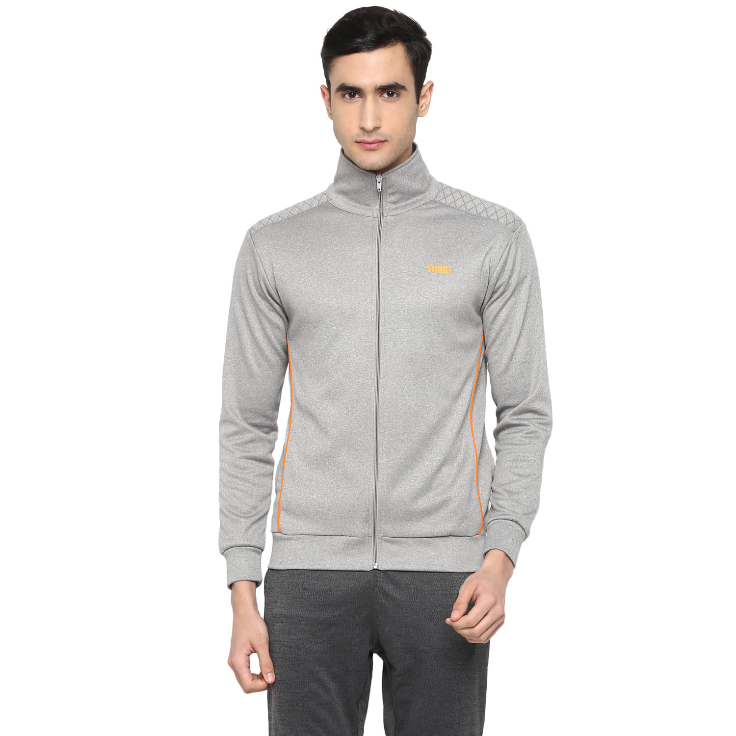 YUUKI Grey Polyester Jacket