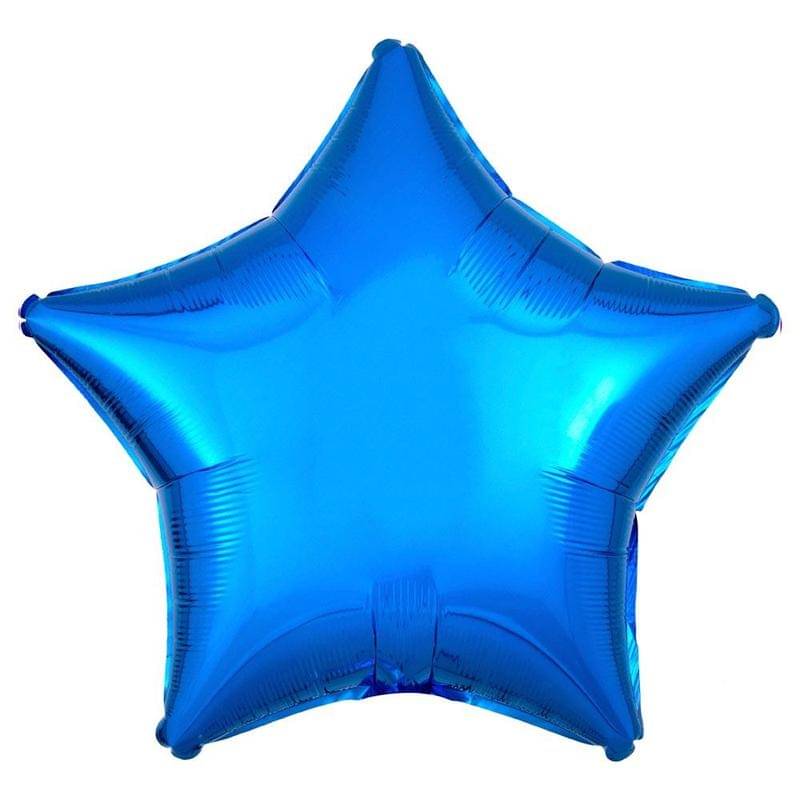    			Blooms Mall Twinkling star shape foil Balloon ( Blue)