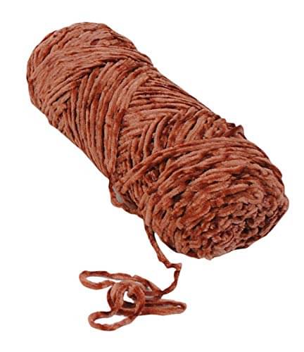     			PRANSUNITA Softee Chunky Super Bulky Knitting Yarn for Hand DIY Bag Blanket Cushion Crocheting Projects 100 GMS Brown