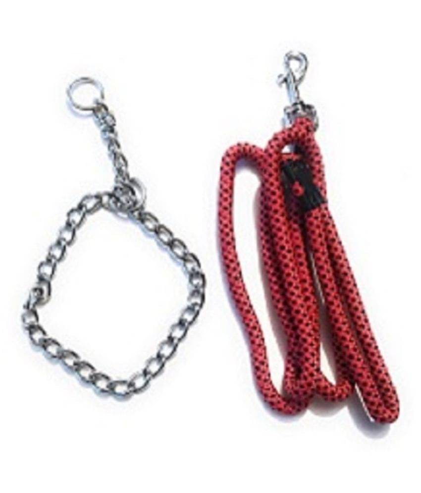 smart doggie combo pack of chock chain and dog rope for medium size dog ( chock chain 24inch, dog rope 60inch) smart doggie combo pack of chock chain and dog rope for medium size dog ( chock chain 24inch, dog rope 60inch)