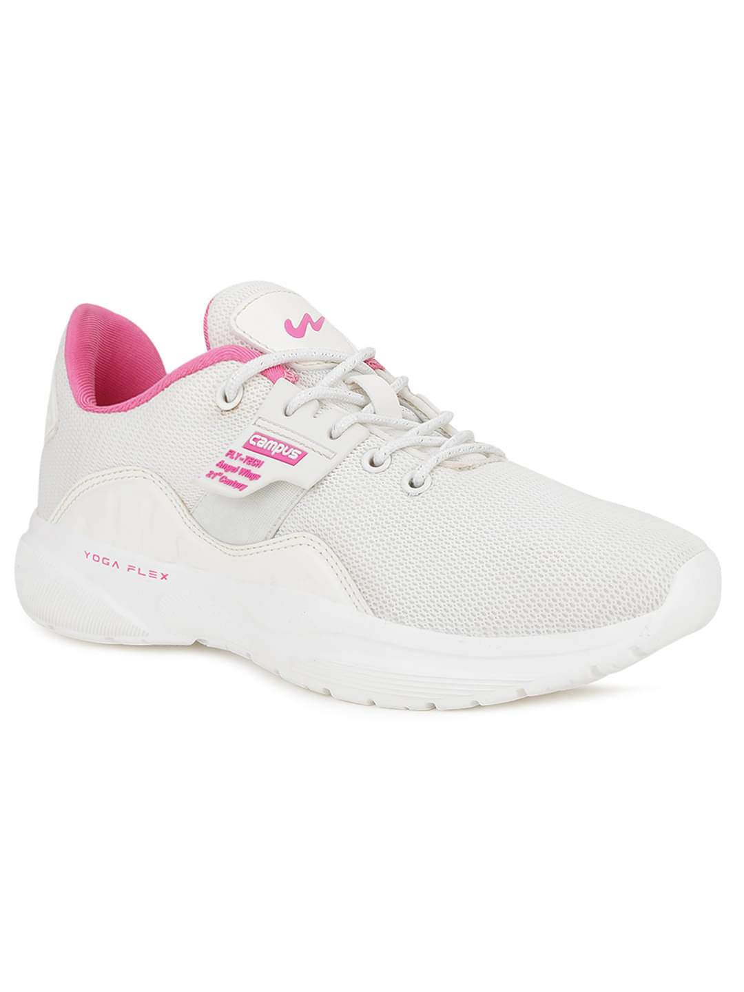     			Campus - White Women's Running Shoes