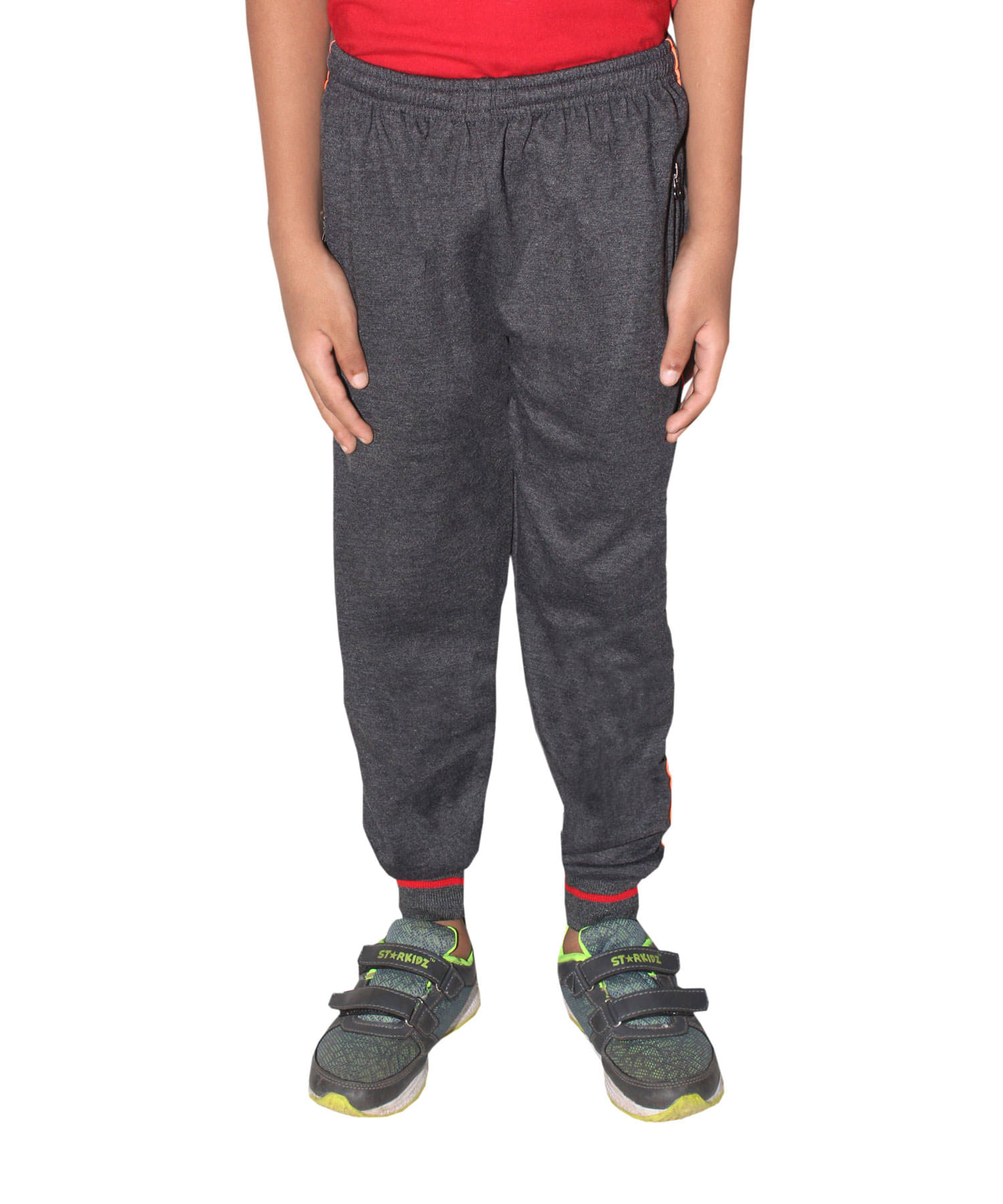     			Goodluck Pack of 1 Boys Cotton Blend Trackpant ( Gray )