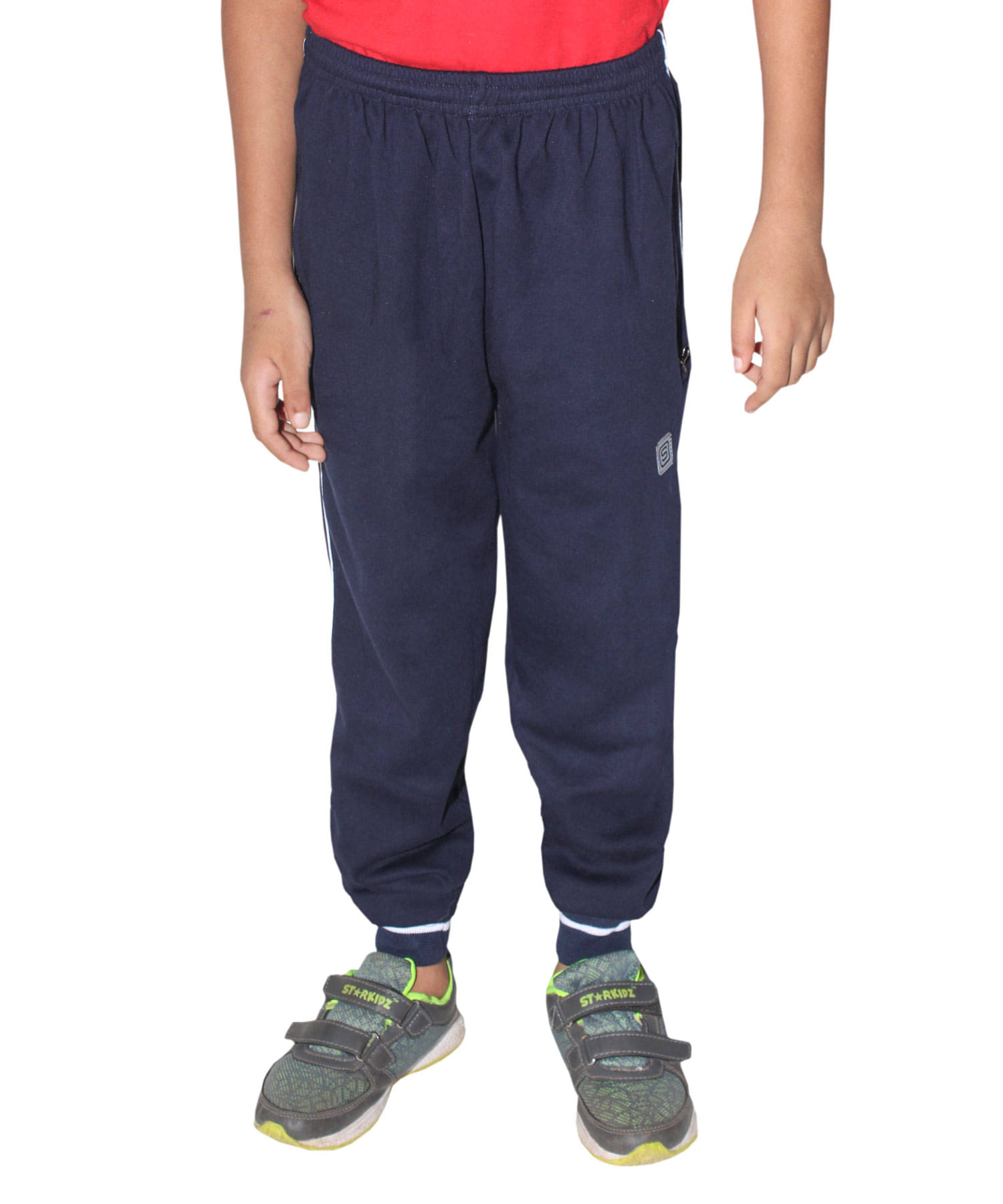     			Goodluck Pack of 1 Boys Cotton Blend Trackpant ( Navy )