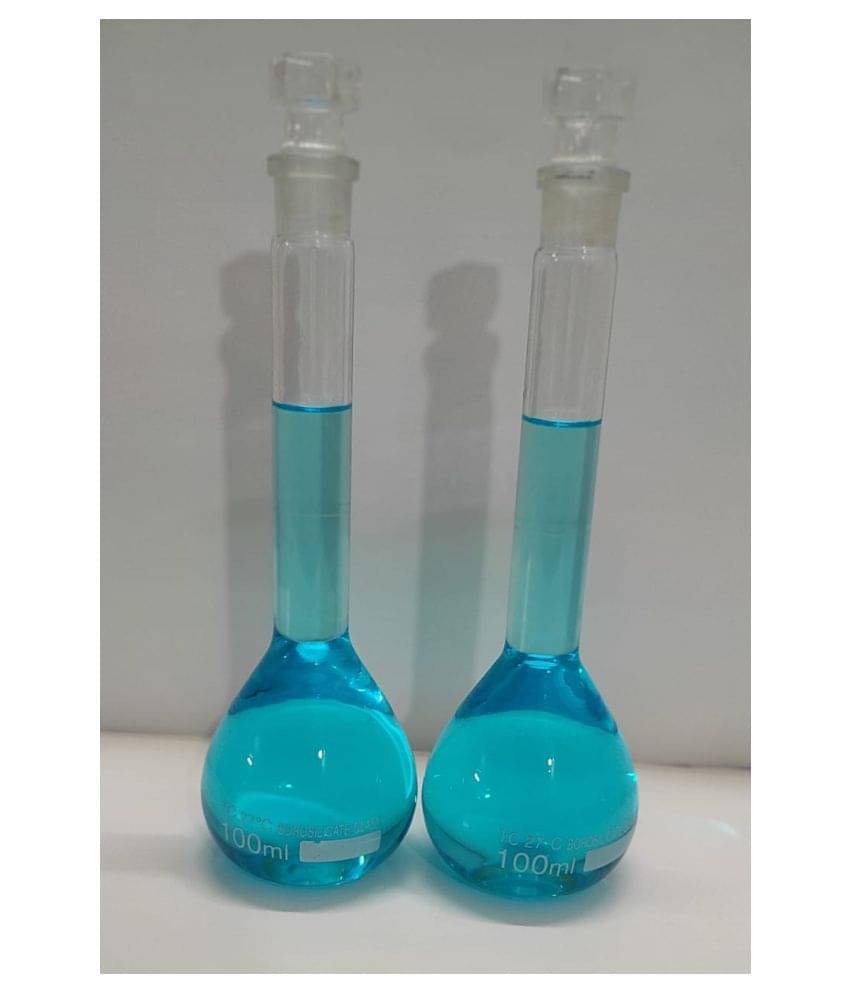     			LABOGENS  BOROSILICATE GLASS VOLUMETRIC FLASK  100ML (PACK OF 2PCS )