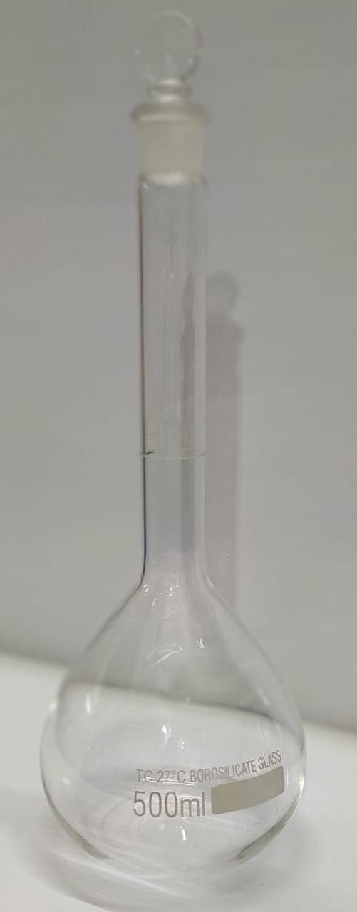     			LABOGENS BOROSILICATE GLASS VOLUMETRIC FLASK 500ML