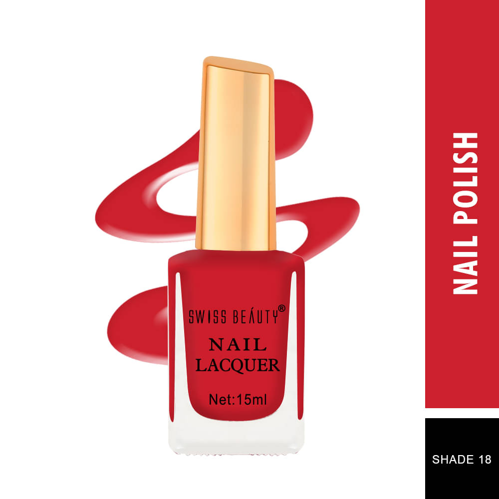     			Swiss Beauty Nail Lacquer Long Wear Matte Nail Polish (Shade-18) Pack of 3, 15ml each