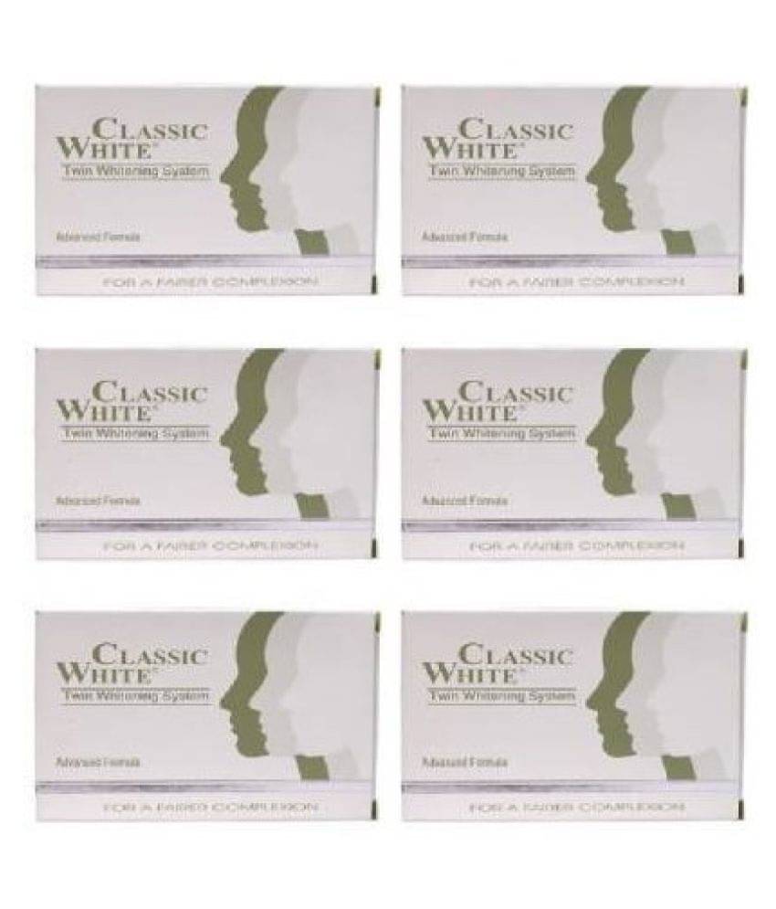     			Classic White  Skin Whitening  Soap 85 g Pack of 6