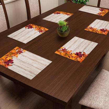     			Set of 6 PVC Table Mats