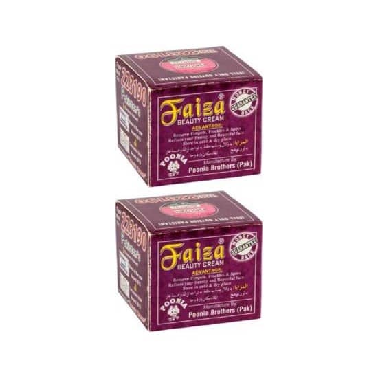 Faiza  beauty cream poonia brothers  Night Cream 30 gm Pack of 2