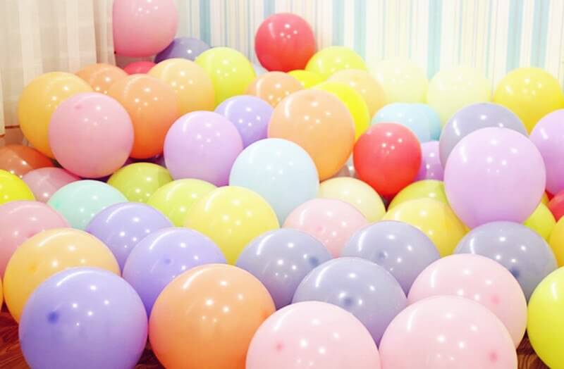     			Kiran Enterprises Happy Birthday Candy Balloons-MULTICOLOUR2 (Pack of 50)