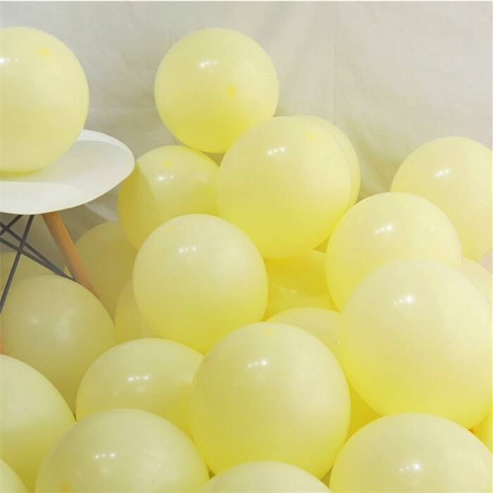     			Kiran Enterprises Happy Birthday Candy Balloons-YELLOW (Pack of 50)