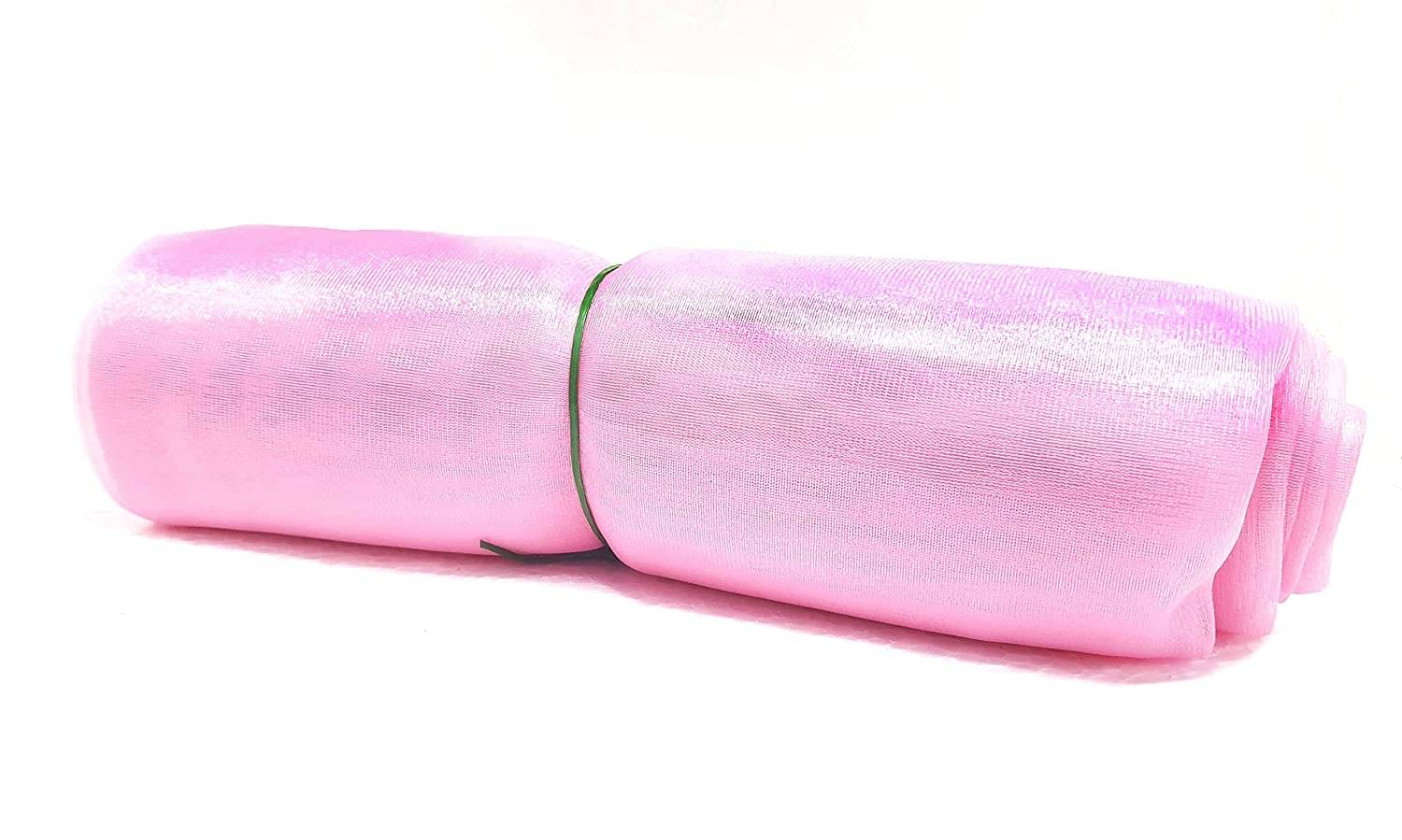     			PRANSUNITA Decoration Tissue Organza Fabric, 42 inches Width, 9 MTS, for Use in Fancy Gift Wrapping, Room, Party, Wedding Decorations, Color - Pink