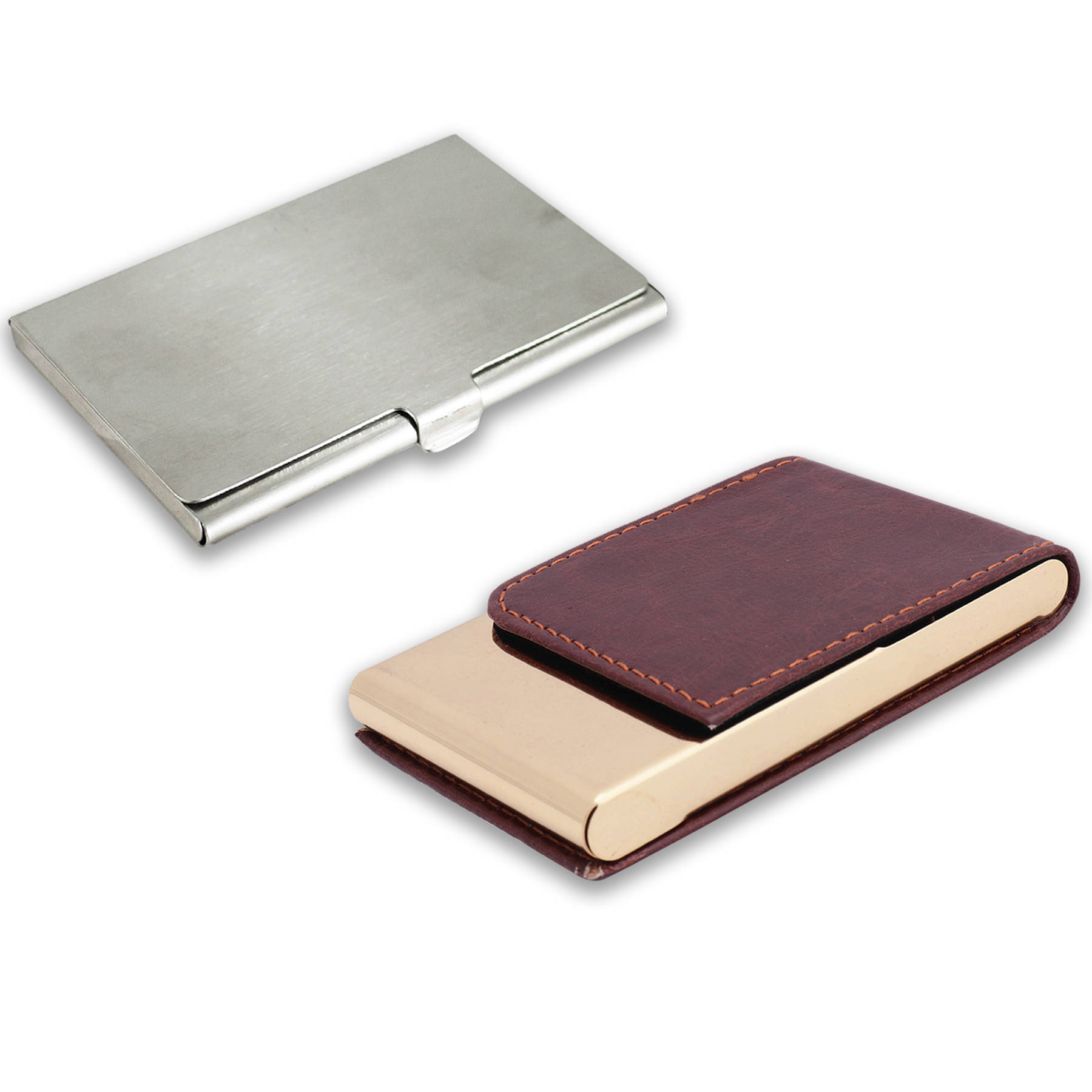 auteur A13-46 Multicolor Artificial Leather Professional Looking Visiting Card Holders for Men and Women Set of 2 (upto 15 Cards Capacity) auteur A13-46 Multicolor Artificial Leather Professional Looking Visiting Card Holders for Men and Women Set of 2 (upto 15 Cards Capacity)