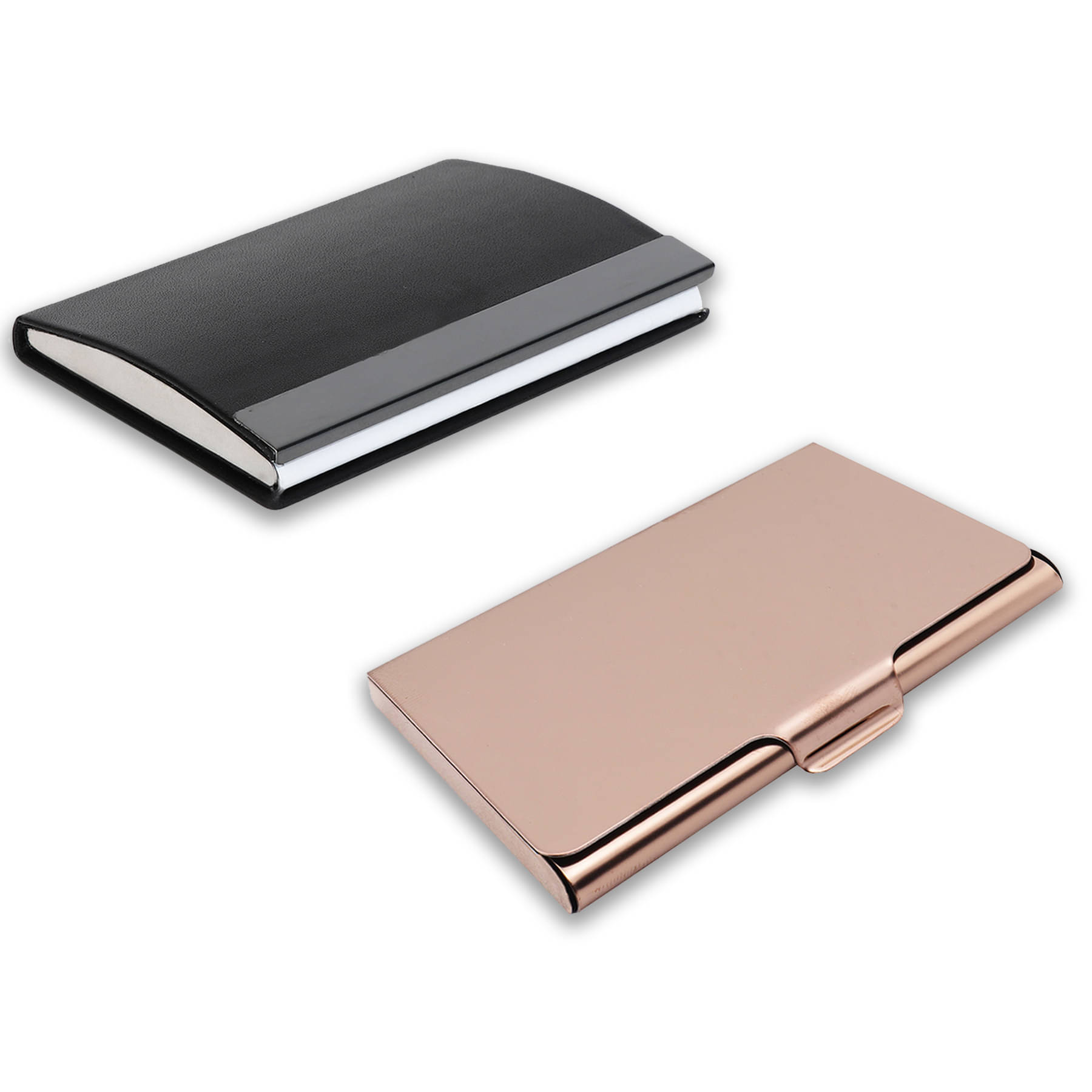 auteur A15-44 Multicolor Artificial Leather Professional Looking Visiting Card Holders for Men and Women Set of 2 (upto 15 Cards Capacity) auteur A15-44 Multicolor Artificial Leather Professional Looking Visiting Card Holders for Men and Women Set of 2 (upto 15 Cards Capacity)
