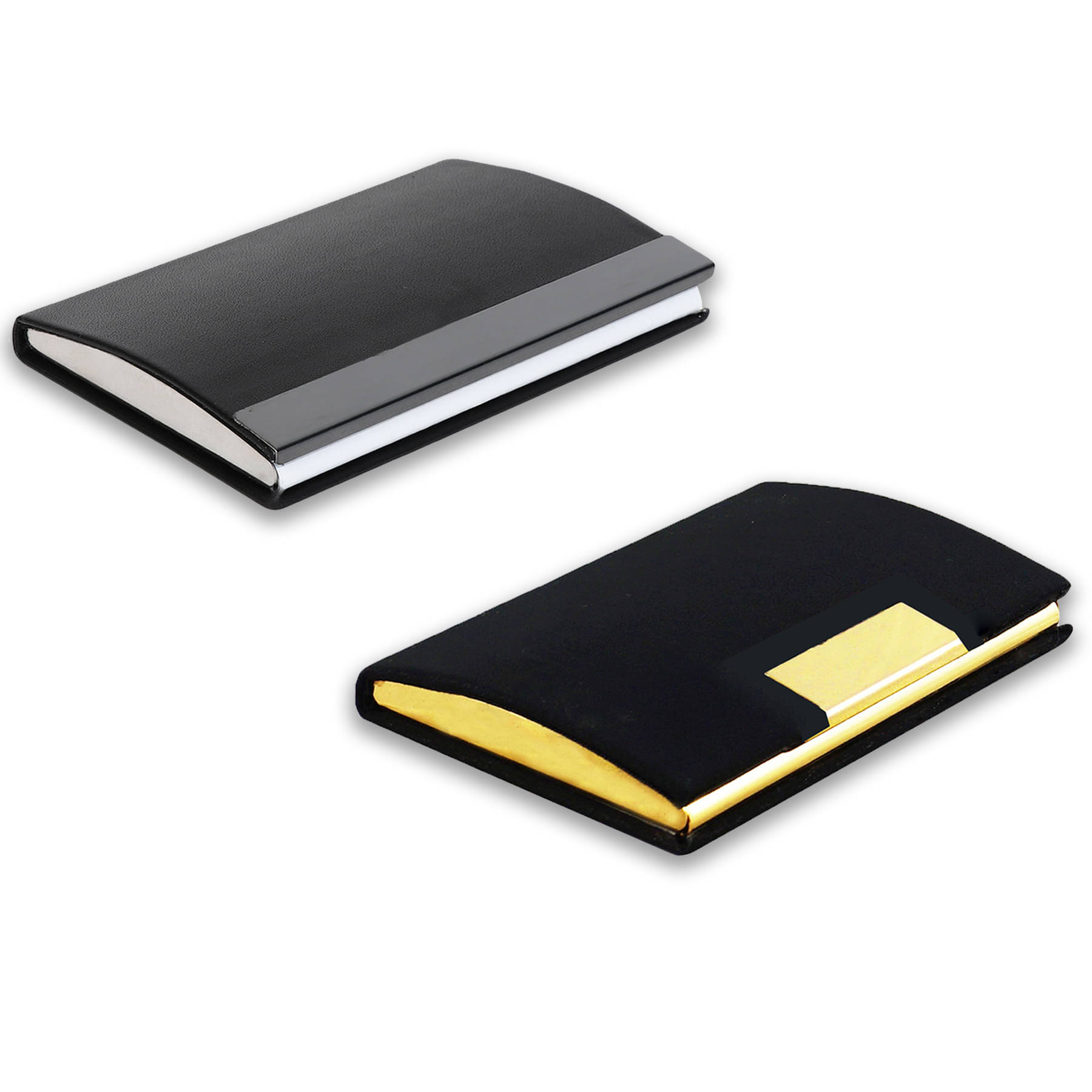 auteur A15-62 Multicolor Artificial Leather Professional Looking Visiting Card Holders for Men and Women Set of 2 (upto 15 Cards Capacity) auteur A15-62 Multicolor Artificial Leather Professional Looking Visiting Card Holders for Men and Women Set of 2 (upto 15 Cards Capacity)