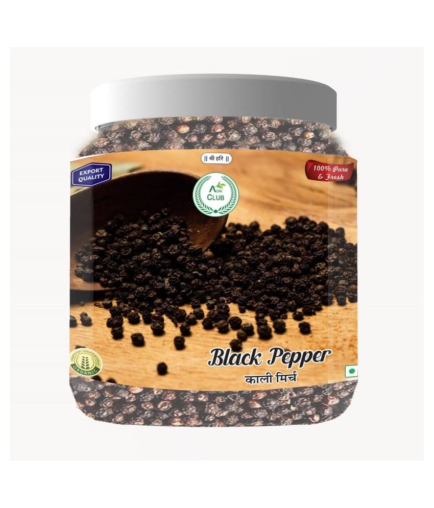 Agri Club Black Pepper, Sabut Kali Mirch 500gm     			Agri Club Black Pepper, Sabut Kali Mirch 500gm
