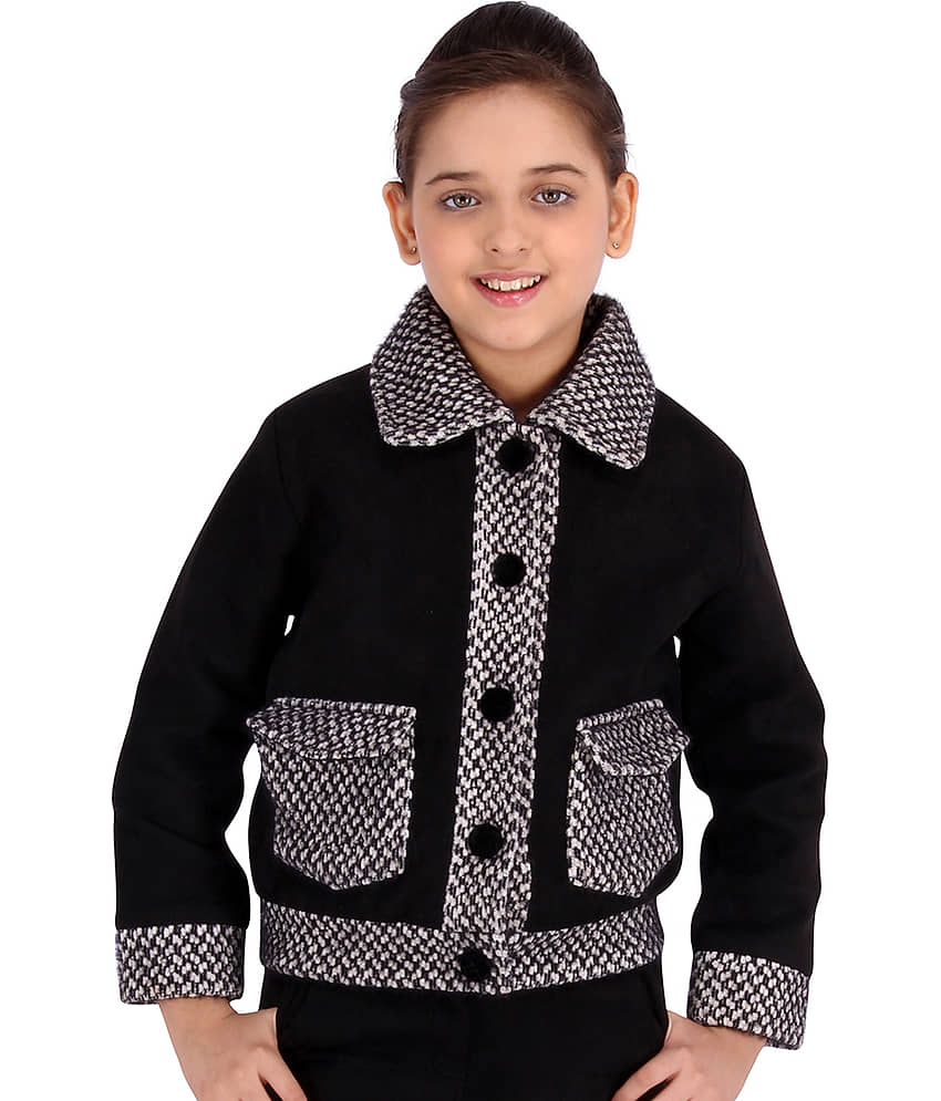 Partywear Houndstooth Pattern Winter Coat - Jackets & Coats | Buy online on ZillyBuy