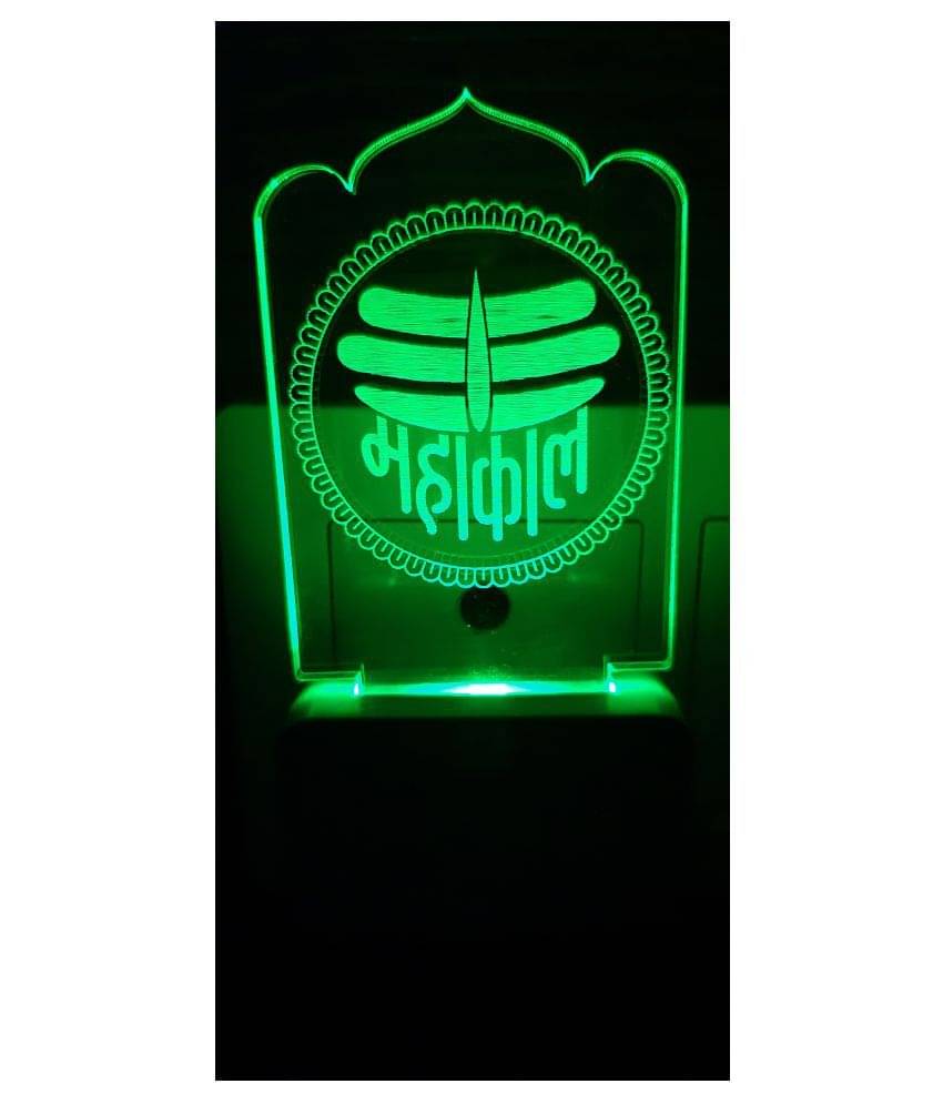     			SUPER AJANTA MAHAKAL E077 Night Lamp Multi - Pack of 1