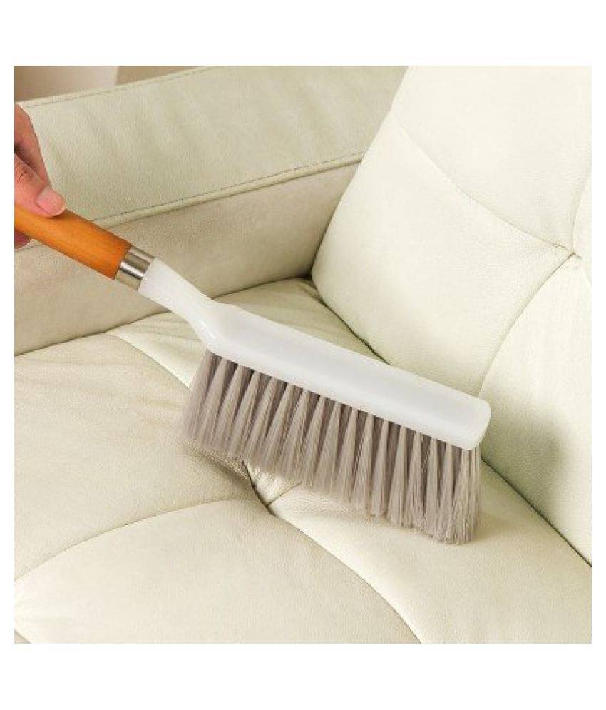     			Plastic Soft Long Bristle Carpet Upholstery Cleaning Brush for Home Car Carpets, Sofas, Curtains, Upholstery. (Random Colors) (Pack of 1)
