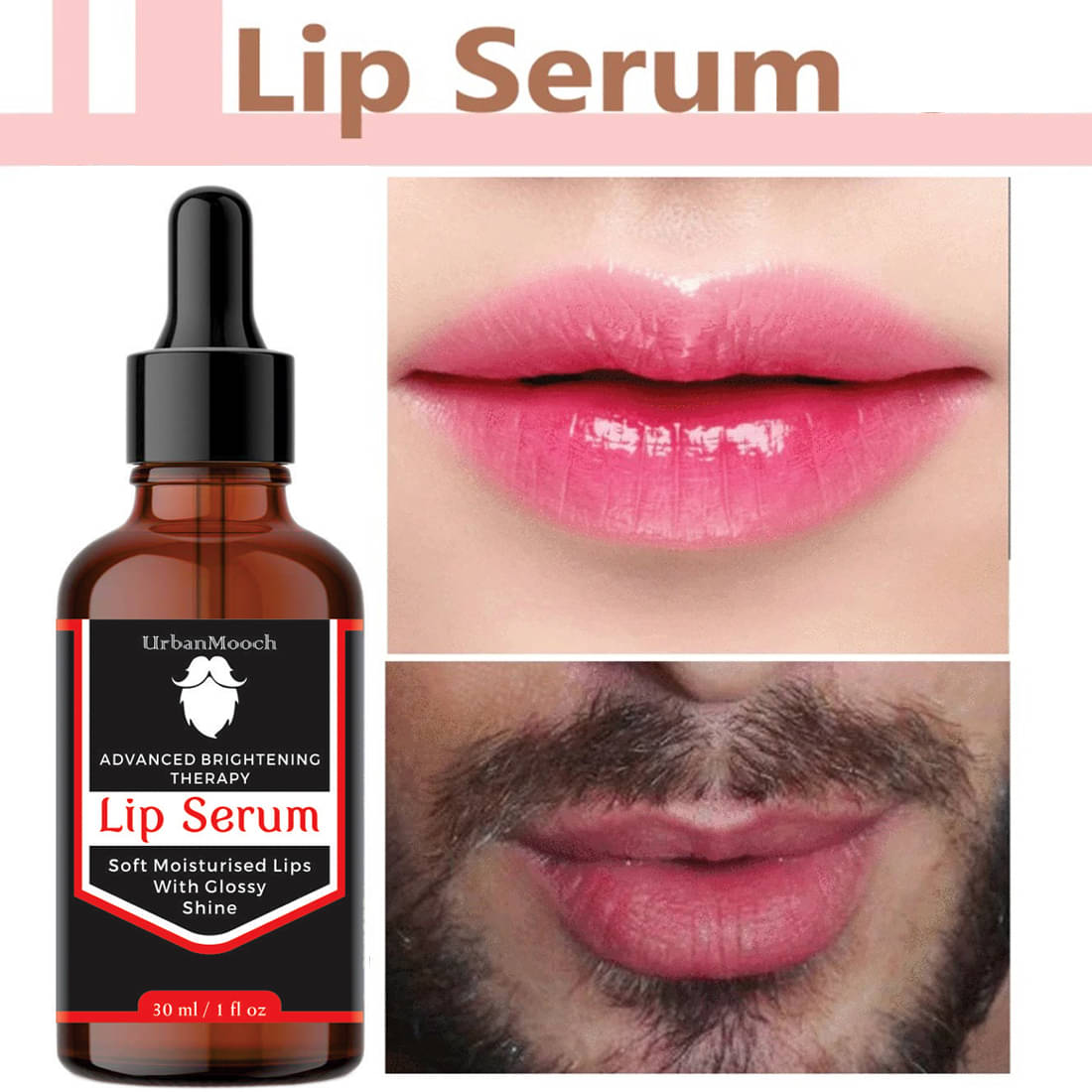 UrbanMooch Lip Serum for Lips Lightening Lip Balm Red 30 UrbanMooch Lip Serum for Lips Lightening Lip Balm Red 30