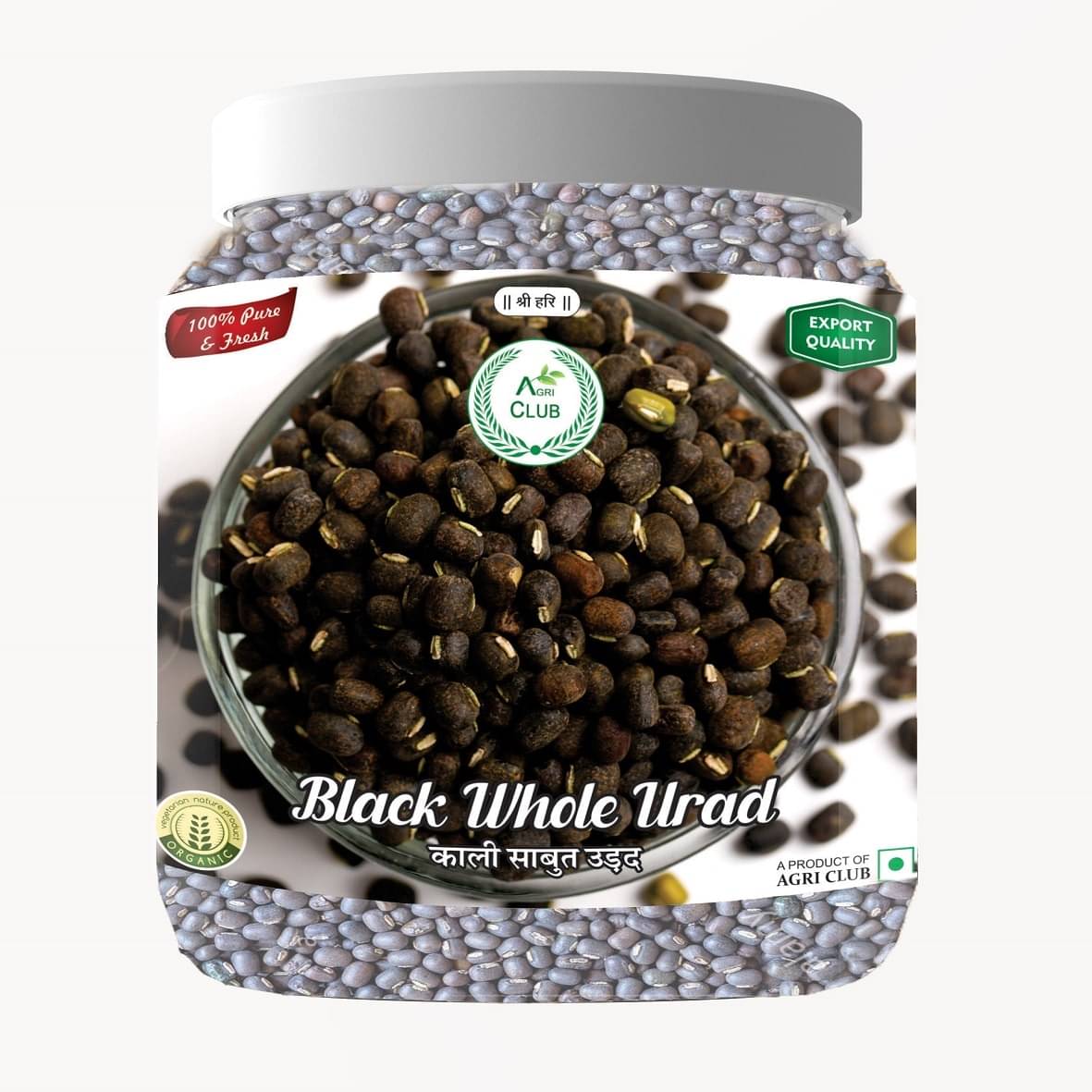     			AGRI CLUB Black Urad Whole 800 gm